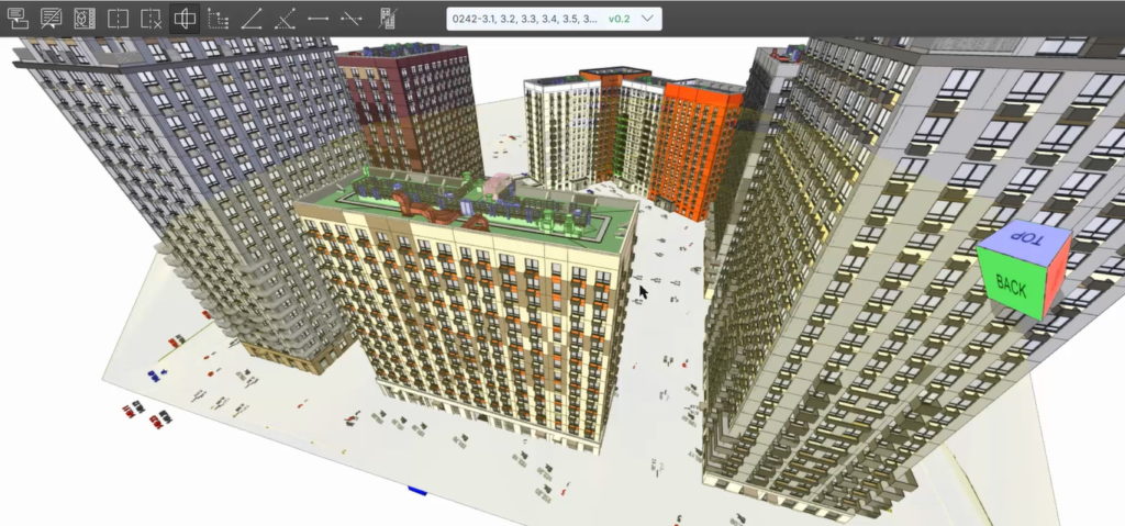 Большие 3D модели в Vitro BIM Viewer